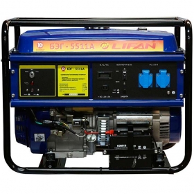 Бензиновый генератор Калибр БЭГ-5511А Lifan (5500А)